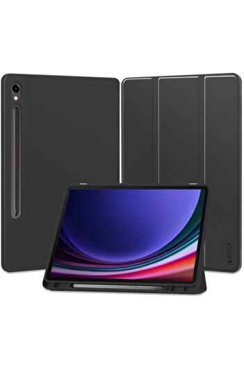 e-Eunoia Art Husa pentru Samsung Galaxy Tab S9, SC PEN, Xtreme Armor, Neagra