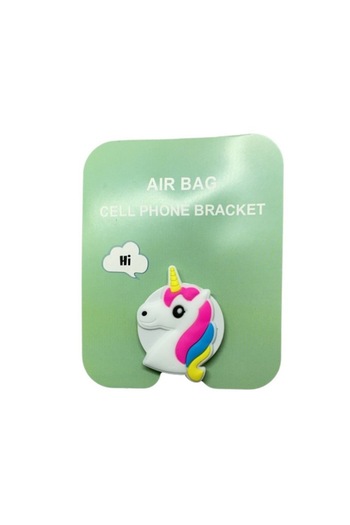 OEM Popsocket for phone or tablet, Unicorn model, dimensions 1.6 x 2 x 0.25 inch