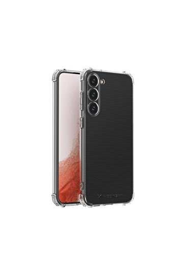 Bibilel AntiShock Case for Samsung Galaxy S23 Ultra 5G, Flexible Thermoplastic, Transparent