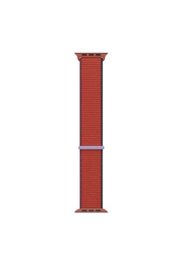 Bibilel Curea pentru Apple Watch, 38-40mm, Textil, Rosu cu Mov