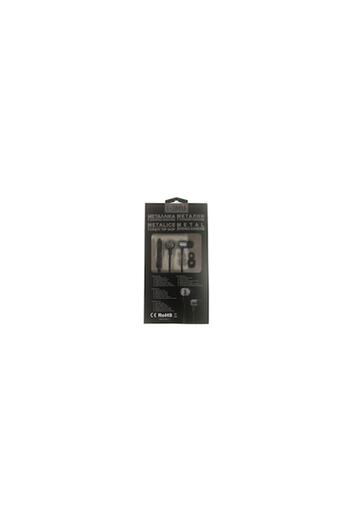 SOHO Headphones with Volume Control and Microphone, 3.5mm Jack, Black Silver