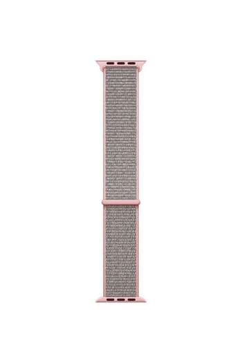 Bibilel Curea pentru Apple Watch, 42-44mm, Textil, Roz-Gri, SUN-BBL4050