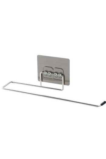 OEM Self-adhesive paper towel holder, Stainless steel, 22 cm, Silver