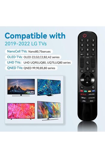 LG IMAGILIVSPAS Magic Remote Control Replacement for MR23GA, 2017-2023 UHD/Old/ONED NanoCell TVs