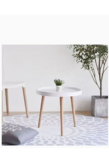 AGD Wooden Coffee Table White/Beige