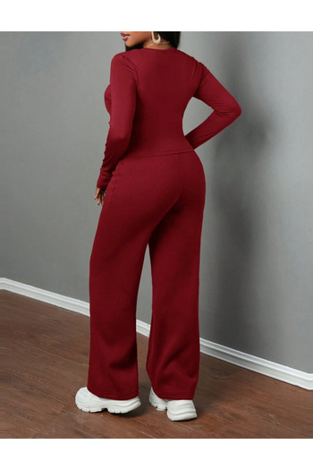 SHEIN outfit, cherry red