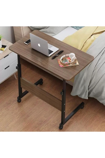 Un Movable Height Adjustable Laptop Table (60*85cm) Brown