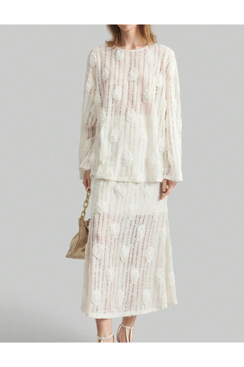 SHEIN set, cream