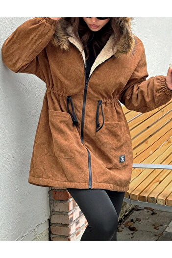 SHEIN jacket, brown