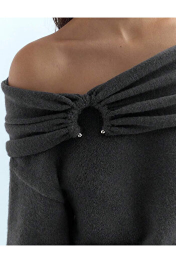 SHEIN sweater, gray