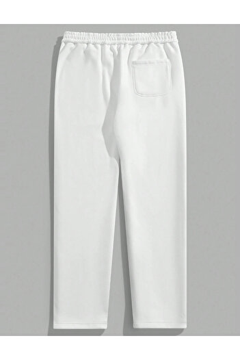 SHEIN sweatpants, white