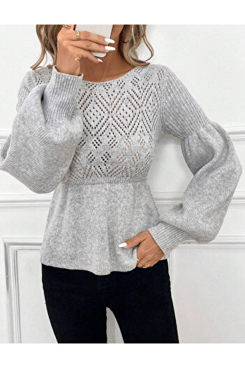 SHEIN sweater, gray