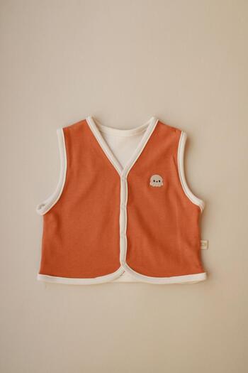 Oh La La Koala For Little Ones Octopus Embroidered Double-Sided Vest