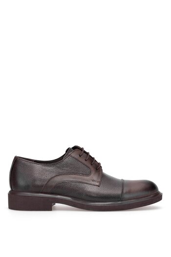 Ayakkabı Fuarı Elit Slgvf030C Men's Genuine Leather Classic Shoes Brown