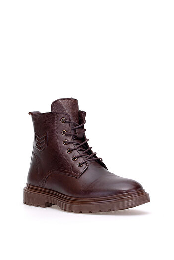 Voyager 1034 Men's Genuine Leather Classic Boots Brown