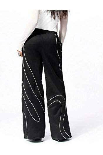 SHEIN SUMWON sweatpants, black