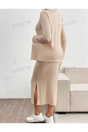 SHEIN set, cream