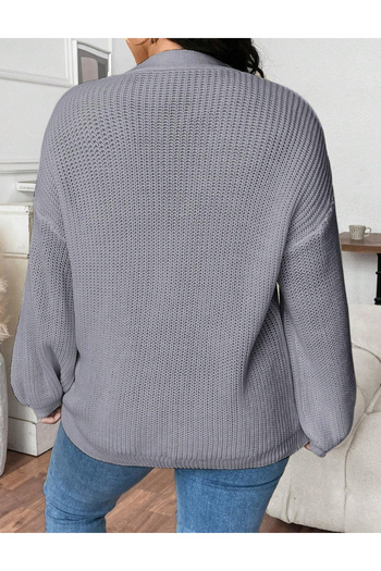 SHEIN Curve+ cardigan, grey