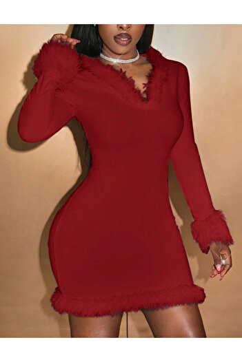 SHEIN mini dress, red