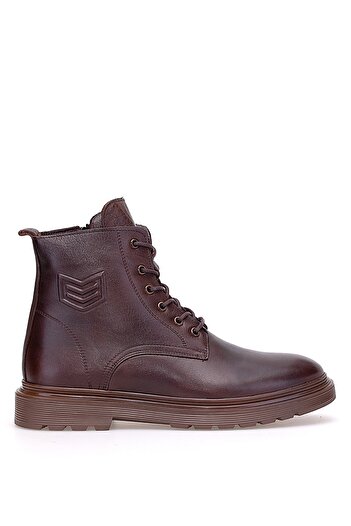 Voyager 1034 Men's Genuine Leather Classic Boots Brown