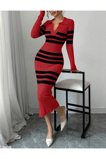 SHEIN maxi dress, red