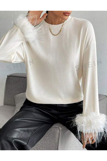 SHEIN blouse, cream