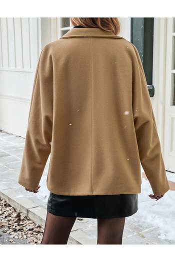 SHEIN short coat, brown