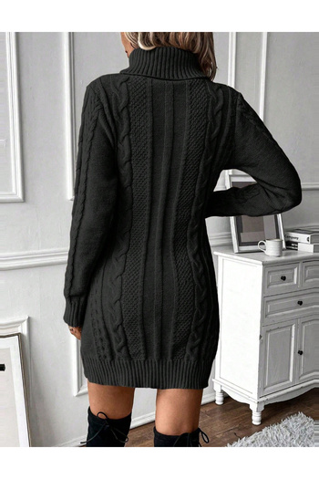 SHEIN midi dress, black