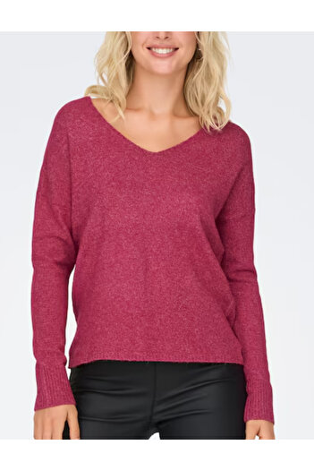 ONLY sweater, magenta pink