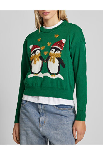 ONLY sweater, green