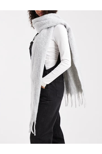 ASOS scarf, grey