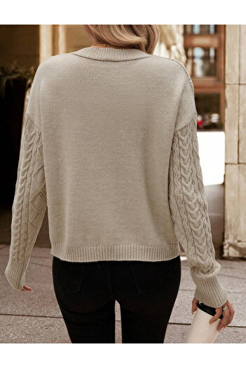 SHEIN cardigan, beige