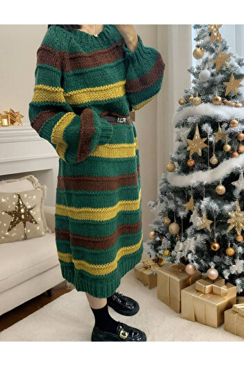 SHEIN knitted dress, mix colors