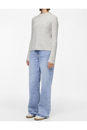 PIECES sweater, gray