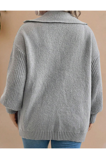SHEIN Curve+ cardigan, grey