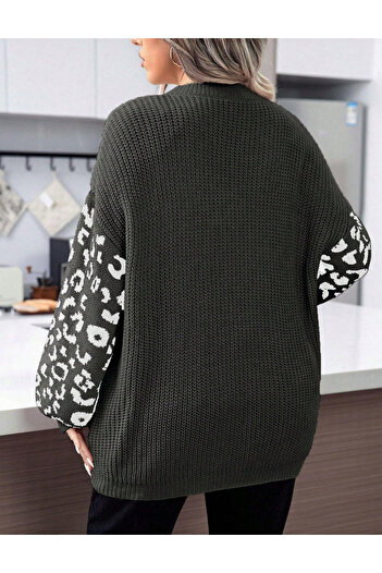 SHEIN Curve+ sweater, green