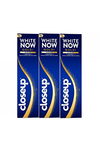 Closeup Now Gold Whitening 3 Times More Offer 75 ml x 3