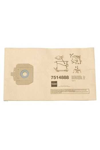 Diversey Paper bags for Vento vacuum cleaner, compatible with Vento 15 / Bora 12 / Vacumat 12, 10 pcs
