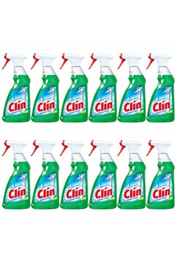 Clin Apple Glass Cleaning Solution with Spray 12 x 500ml