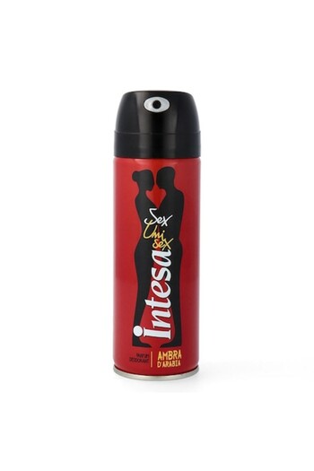 Intesa Set Deodorant Parfum Sex Ambra D'arabia, Unisex, 3 Bucati x 125 ml