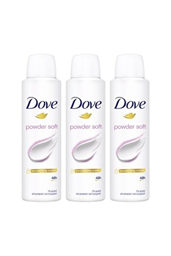Dove Set 3 x Deodorant Spray, Dove, Powder Soft, 150 ml