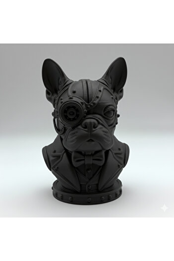 3Dprinted French Bulldog Bust