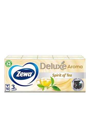 Zewa Pachet 3 X Batiste nazale De Luxe Spirit of Tea, 10buc/set