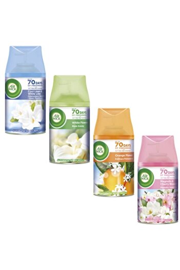 Air Wick Set 4 Rezerve Odorizant Camera Freshmatic, Neutralizator de mirosuri, 250ml