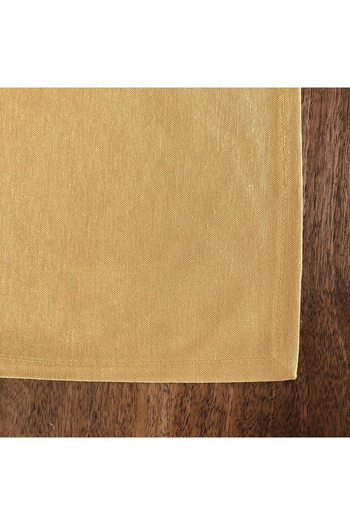 desen izmir American Service, 130 X 280 Gold Tablecloth