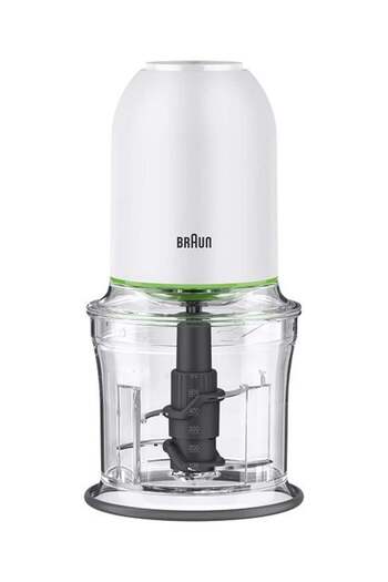 Braun Chopper & Ice Crusher 2 in 1 0.9L 500W CH3011WH White/Green