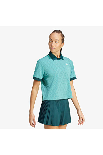 adidas Tennis Pro Climacool Women's Blue Tennis Polo