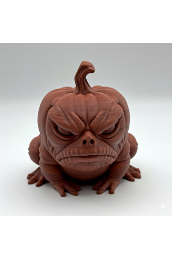 3Dprinted Grumpy Halloween Frog