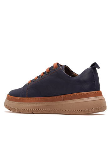 Mammamia Kadın Hakiki Deri Sneaker Günlük Ayakkabı 25k D25ka-7180 Z Lacivert