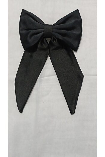 EL YAPIMI Satin Fabric Tail Buckle Black and Burgundy Color 2 Pieces